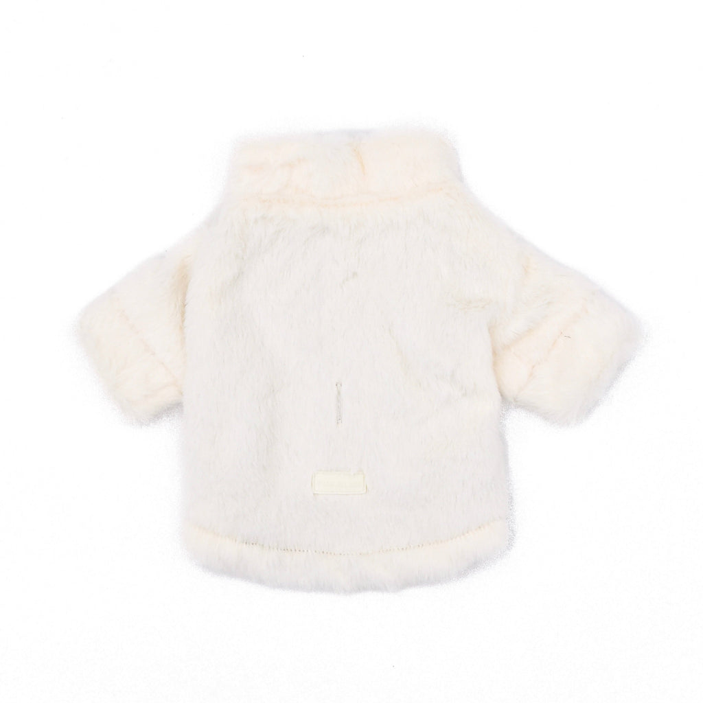 Fur Elise Furi Pet Coat - Bone