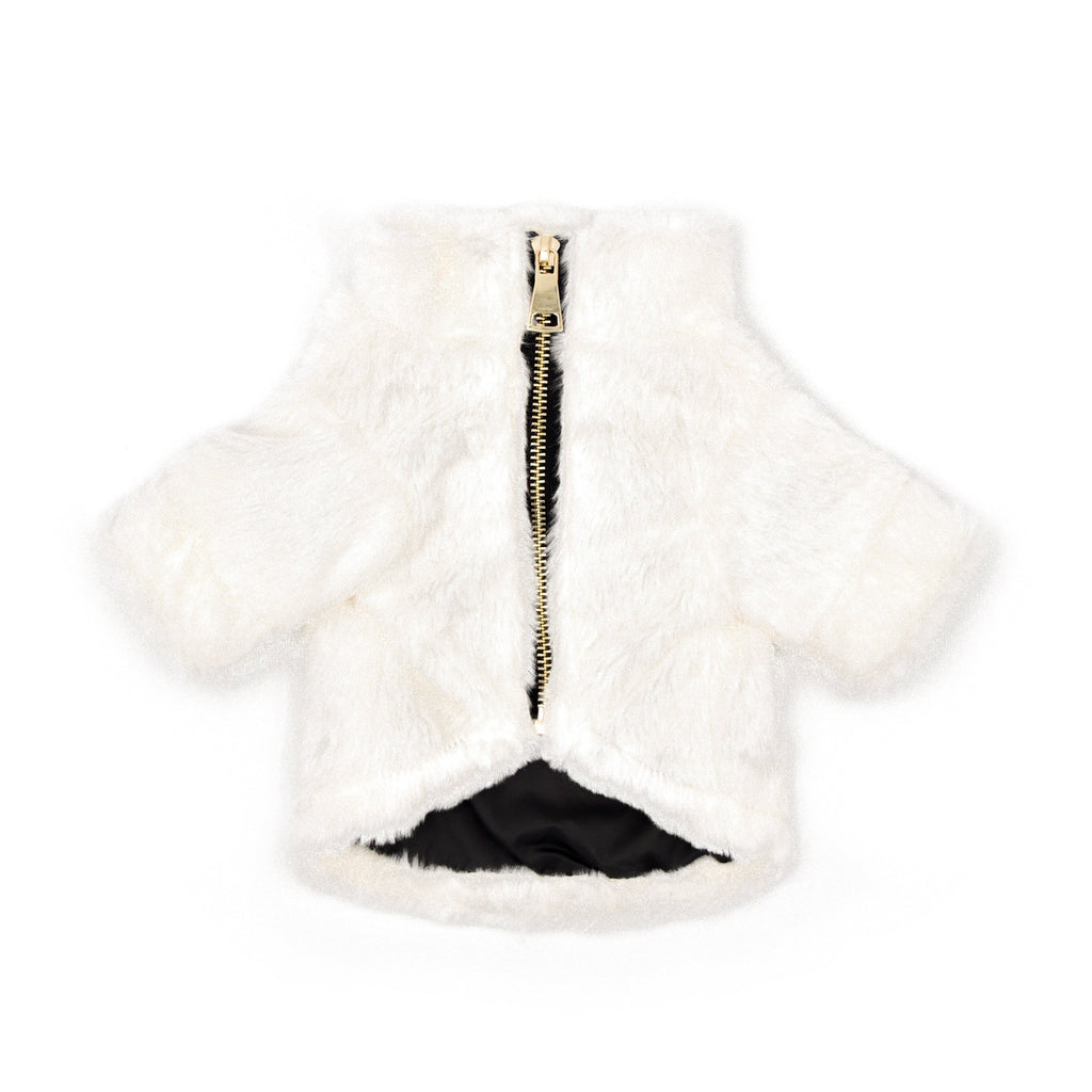 Fur Elise Furi Pet Coat - Bone