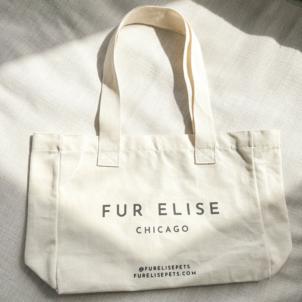 Fur Elise Logo Canvas Tote Bag