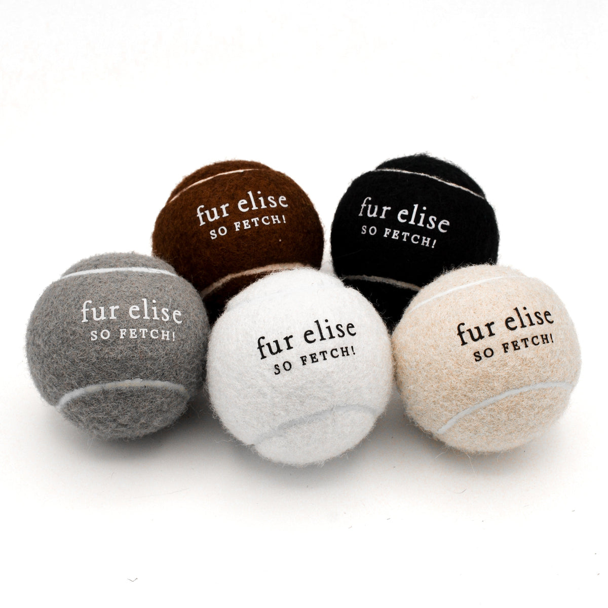 Fur Elise So Fetch! Tennis Ball - Latte