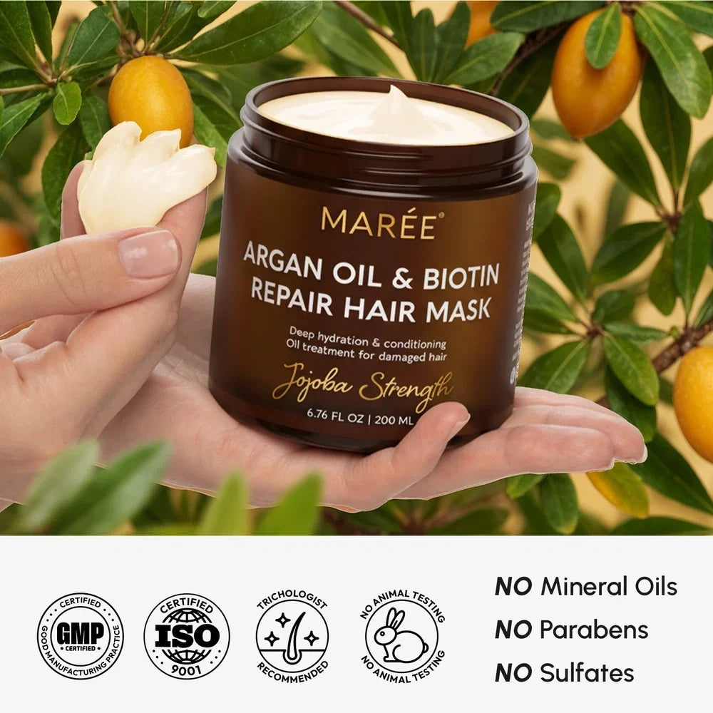 Argan Oil & Biotin Hair Repair Mask